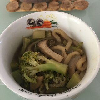 煮物の残り汁で煮込みうどん